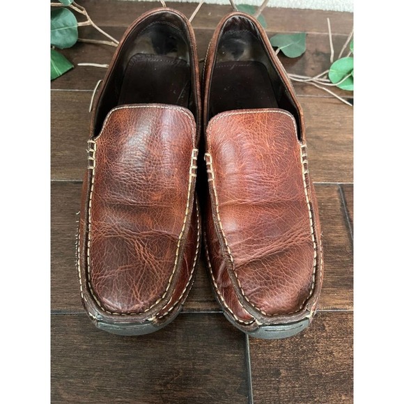 Cole Haan brown leather loafers size 10 main image 5